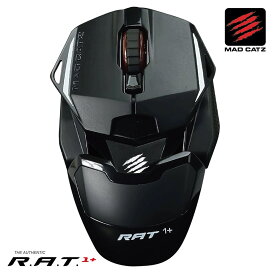 Mad Catz R.A.T. 1+ 軽量 高耐久 ゲーミングマウス 有線 3ボタン RAT MR01MCINBL000-0J MADCATZ マッドキャッツ (06)