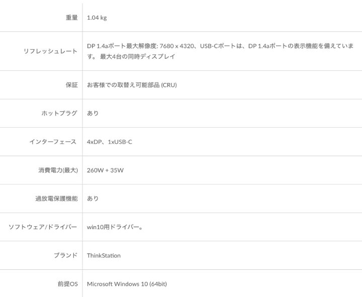 楽天市場 バルク品 本体のみ Lenovo Nvidia Quadro Rtx8000 グラフィックスカード 48gb Gddr6 メモリ Gpu グラボ グラフィックボード クアドロ クアドラ プロ 4x60x レノボ 08 Apマーケット 楽天市場 バルク品 本体のみ Lenovo Nvidia Quadro Rtx8000 グラフィックスカード 48gb Gddr6 メモリ Gpu グラボ グラフィックボード クアドロ クアドラ プロ 4x60x レノボ 08 Apマーケット