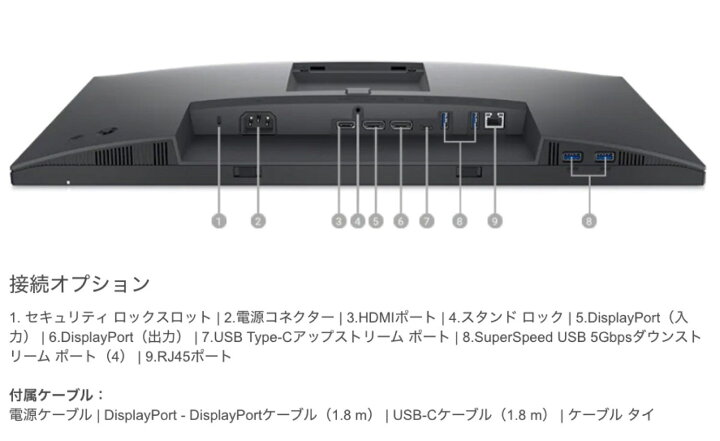 楽天市場】Del P2422HE 23.8インチ プロフェッショナルシリーズ USB-C 