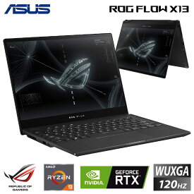 ASUS GV301QE-R9R3050T120 ROG Flow X13 GV301QE ゲーミングノートパソコン 13.4インチ WUXGA 1920×1200 RTX 3050 Ti Laptop GPU Ryzen 9 5900HS メモリ 16GB SSD 512GB タッチスクリーン オフブラック エイスース (10)