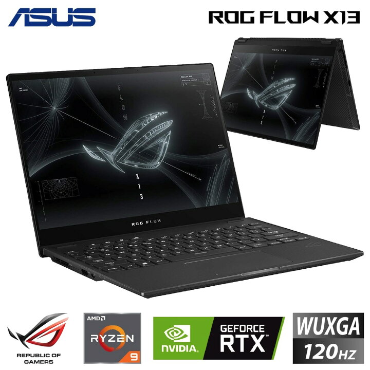 楽天市場】ASUS GV301QE-R9R3050T120 ROG Flow X13 GV301QE ゲーミング 