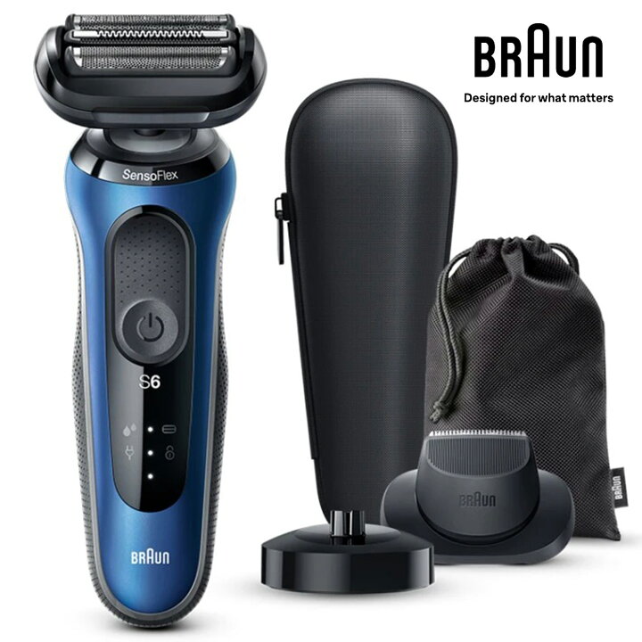楽天市場】BRAUN 61-B4200CS-V 密着シリーズ6 充電式 シェーバー 3枚刃 