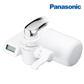 Panasonic TK-CJ24-W 蛇口 直結型 浄水器 液晶表示タイプ カートリッジ式 水道 浄水 有機フッ素化合物 PFOS PFOS 除去 家庭用 コンパクト 小型 本体 パナソニック (06)