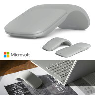 マイクロソフト Surface アーク マウス ライトグレー Bluetooth ワイヤレス 折り曲げ 全面スクロール 単4…