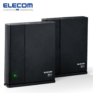 ELECOM WiFi LAN[^[ e@ + p Wi-Fi 6 11ax EasyMeshΉ  1201+574Mbps L 1Gbps IPv6 IPoE ZLeB [^[ ꌬ }V WMC-2LX2-B GR (08)