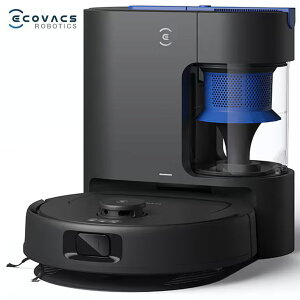 ECOVACS YDLX11-32EE ���{�b�g�N���[�i�[ DEEBOT N20 MAX PLUS �u���b�N ���@�� �ő�350���ғ� �o�b�O���X 4�i�K��� ���܂�h�~ �����h�~ �J�[�y�b�g �Z���T�[ �n�C�p���[ �z�� ������ �A�v���A�� ���{�b