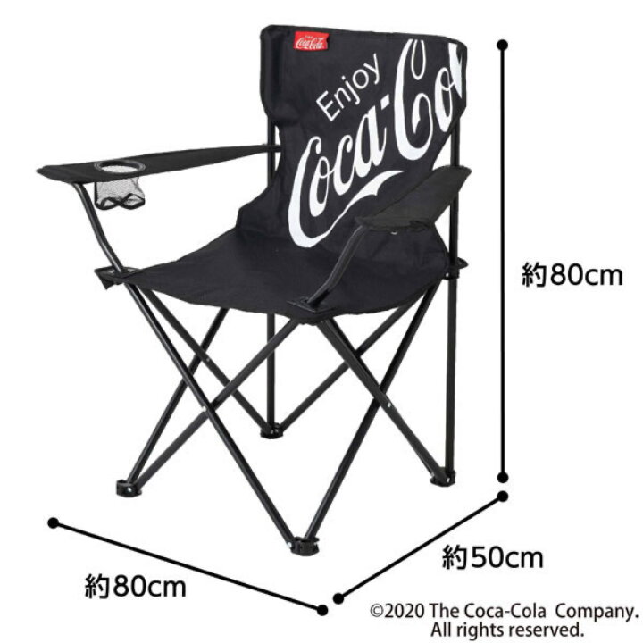 楽天市場】ドウシシャ CC20-01JB コカ・コーラ Coca-Cola アームチェア 