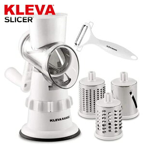 KLEVA SLICER KS-A3 �}���`�X���C�T�[ �N���o�[�X���C�T�[ �N���o�[�s�[���[�t 1��3�� �א؂� �X���C�X ��؂� ��]�� �񂷂��� ���Z���� �X���C�T�[ �z���C�g �I�[�X�g�����A �u�����f�B���O�W��