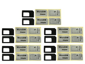 【10個セット】APNSIM NanoSIM sim変換アダプター For iPhone スマホ ドコモ スマートフョン　NanoSIM→通常SIM sim変換アダプター