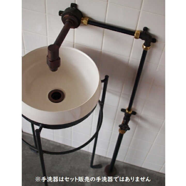 楽天市場】レトロ 手洗い スタンド 5点セットブロンズ医療用手洗い 