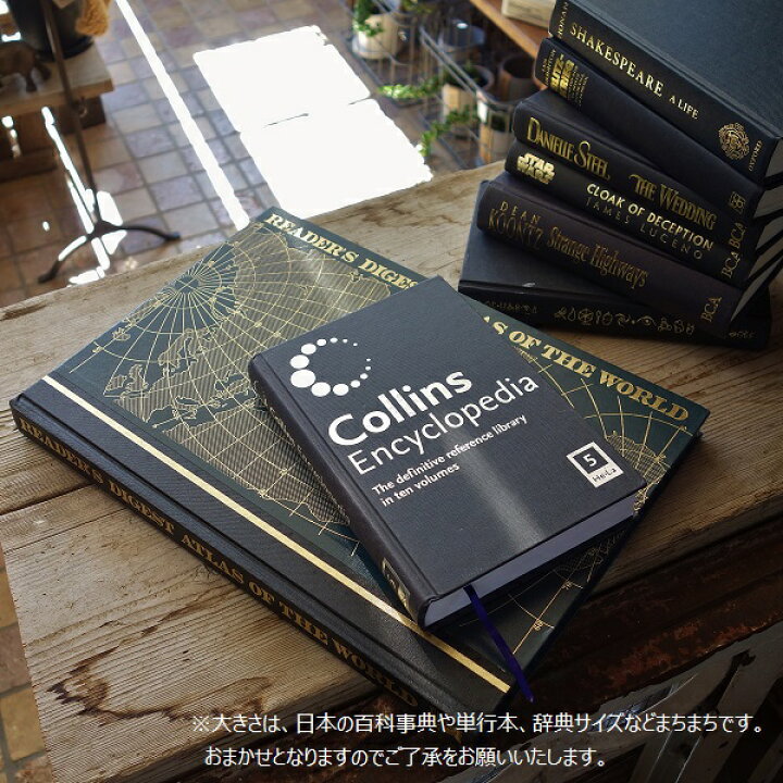 楽天市場】古書 古い本 洋書 1冊 Lサイズ 黒 茶 ベージュ オールド 
