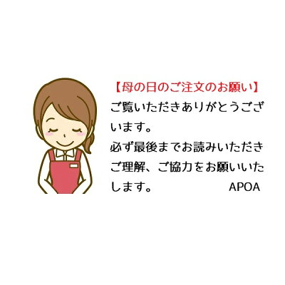 《母の日あじさい早割ご注文についてのお願い》