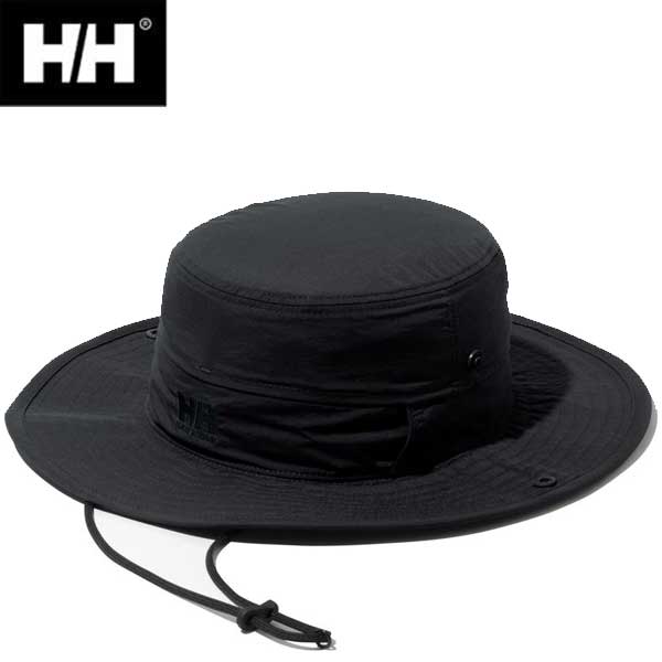 ヘリーハンセン  HC92320  フィールダーハット <br>  HELLY HANSEN Fielder Hat <br> アウトドア キャンプ バーベキュー トレッキング 撥水加工 <br> K Black