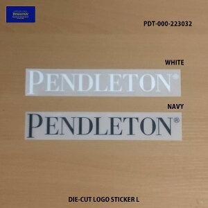 ���o�׍݌ɂ͂�����I�@�y���h���g�� PDT-000-223032 �_�C�J�b�g ���S �X�e�b�J�[ L �z���C�g �l�C�r�[ �l�R�|�X�֑Ή�PENDLETON DIE-CUT LOGO STICKER L WHITE�@NAVY���S�V�[��