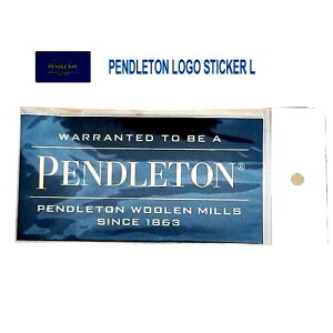 �y���h���g�� PDT-000-223034 ���S �X�e�b�J�[ L �l�C�r�[ �l�R�|�X�֑Ή�PENDLETON LOGO STICKER L NAVY���S�V�[��