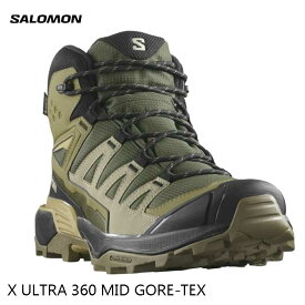 サロモン L47447600 X ウルトラ 360 ミッド ゴアテックス Olive Night / Slate Green / Southern Moss　 SALOMON X ULTRA 360 MID GORE-TEX　Olive Night / Slate Green / Southern Moss 男性用ハイキングシューズ