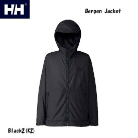 ヘリーハンセン HOE12275 K2 ベルゲンジャケット（ユニセックス） Helly Hansen Bergen Jacket 耐久はっ水加工 多少の雨なら対応可能 ポケッタブル仕様 ブラック2(K2)