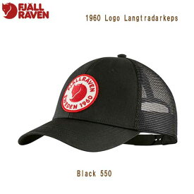 フェールラーベン 78138 550 Black 1960 ロゴ トラッカーキャップ FJALL RAVEN 1960 Logo Langtradarkeps キャップ メッシュキャップ トラッカーキャップ 帽子 北欧 ユニセックス 男女兼用 Black ブラック