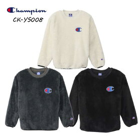チャンピオン CK-YS008 150cm 160cm キッズ クルーネックスウェットシャツ Champion Kids CREW NECK SHIRT オフホワイト(020) チャコール(080) ブラック(090)