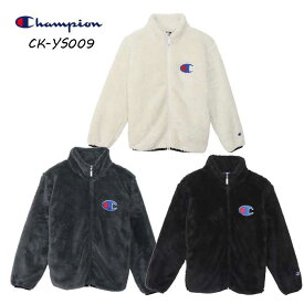 チャンピオン CK-YS009 150cm 160cm キッズ ジップシャツ Champion Kids ZIP SHIRT オフホワイト(020) チャコール(080) ブラック(090)