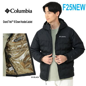 RrA WE7857 OhgbNIII_Et[fbhWPbg Columbia Grand Trek? III Down Hooded Jacket ̉𔽎˂ĉL[vt[hth_EWPbg 010 Black@023 Grey Shark