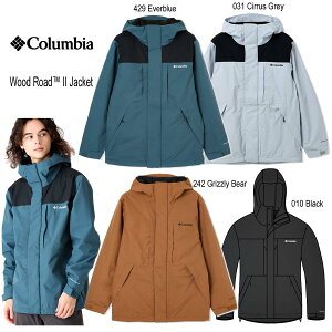 RrA XE0082 Ebh[h 2 WPbg Columbia Wood Road? II Jacket C^[`FWVXe𓋍ڂhWPbg AEghA AE^[ 010 Black 031 Cirrus Grey 257 Delta 429 Everblue