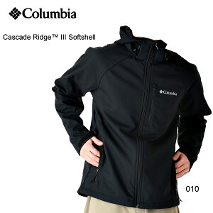 �R�����r�A WE6885 �J�X�P�[�h���b�WIII�\�t�g�V�F�� Columbia Cascade Ridge? III Softshell �I���j�\�V�[���h���ڂ̃\�t�g�V�F���W���P�b�g �W���P�b�g �A�E�^�[ 010 Black