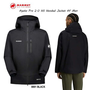 }[g 1010 30281 Ayako Pro 2.0 HS t[fbh@WPbg AF Y 0001 ubN MAMMUT Ayako Pro 2.0 HS Hooded Jacket AF Men BLACK 2C[Gore-TexfނłłCjOtn[hVFWPbgB