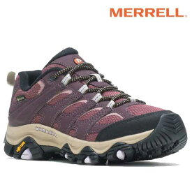 メレル W500190 ウィメンズ モアブ 3 シンセティック ゴアテックス バーガンディ/バールウッド Merrell MOAB 3 SYNTHETIC GORE-TEX BURGUNDY/BURLWOOD レディース アウトドア ゴアテックス スニーカー 防水 幅2E相当