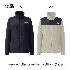 ザ ノースフェイス NLW72304 K OM Womens マウンテンバーサマイクロジャケット（レディース） The North Face Womens Mountain Versa Micro Jacket ブラック(K) オートミール(OM)