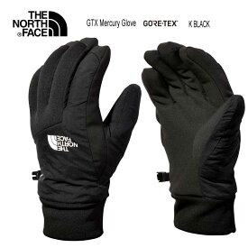 ザ ノースフェイス NN62333 K GTXマーキュリーグローブ（ユニセックス） The North Face GTX Mercury Glove Black NN62333 ブラック(K) 高い防風性と防水透湿性を持つGOER-TEXをインサートに使用　防水グローブ　雨 雪対策 ゴアテックス