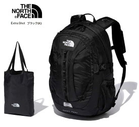 トートバッグ付き日本正規品 ザ ノースフェイス NM72300 K Extra Shot 30L BLACK 黒 The North Face エクストラショット ブラック コレクションを代表するフラッグシップモデル 日本の主要航空会社での、機内持込み可能（一部除）、中型リュック