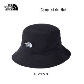 24年春夏在庫　ザ ノースフェイス NN02345 K キャンプサイドハット（ユニセックス） The North Face Camp side Hat K ブラック