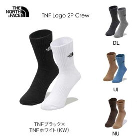 ザ ノースフェイス NN82310 TNF ロゴ 2P クルー(ユニセックス) The North Face TNF Logo 2P Crew TNFブラック × TNFホワイト(KW) ダークモクグレー×ライトモクグレー(DL) ユーティリティブラウン × インディゴブルー(UI) ニュートープ(NU)