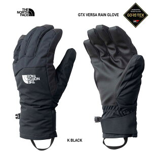 �U�E�m�[�X�E�t�F�C�X NN62512 K GTX �o�[�T�^�C�����C���O���[�u The North Face GTX Versatile Rain Glove �S�A�e�b�N�X�@�@GORE-TEX �h�� �O���[�u �u���b�N K