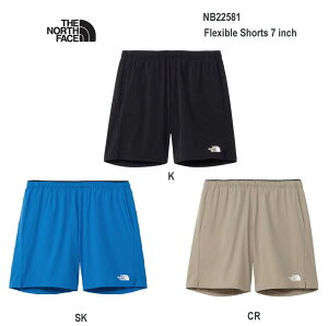 �U�E�m�[�X�E�t�F�C�X NB22581�@ �t���L�V�u���V���[�c 7 inch�i�����Y�j �V���[�g�p���c The North Face Mens FLEXIBLE SHORT 7inch PANT �u���b�N Black K , �A�[�o���l�C�r�[ UN (2025�H�~�V�F)