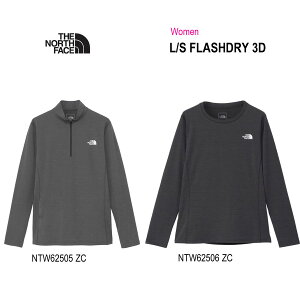 �E�B�����Y �@�U�E�m�[�X�E�t�F�C�X NTW62505 NTW62506 Womens �����O�X���[�u�t���b�V���h���C�X���[�f�B�[�W�b�v�A�b�v , �N���[���f�B�[�X The North Face Ws LS Flash Dry 3D ZIP-UP , CREW ZC
