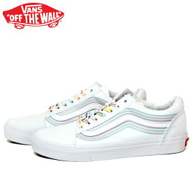 SALE バンズ オールドスクール スニーカー メンズ レディース ローカット スケートシューズ 定番 ホワイト 白 VANS OLD SKOOL (PRIDE) WHITE/TRUE WHITE VN0A5KRFB5U 靴 くつ クツ