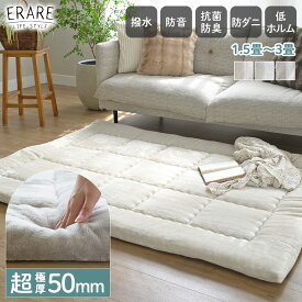 【20時〜★50％OFFクーポン】はっ水 極厚 ラグ 抗菌 防臭 防ダニ ラグマット オールシーズン 50mm 1.5畳 2畳 3畳 おしゃれ かわいい もちもち ふわふわ 防音 騒音対策 赤ちゃん 低ホルム カーペット 北欧 韓国 フランネル 絨毯 秋 冬 ER-021 レビュー
