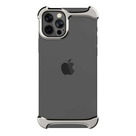 Arc Pulse チタン・シルバー iPhone 12 Pro Max スライドオン装着 アイフォン バンパー型ケース ミニマル設計 エッセンシャルデザイン