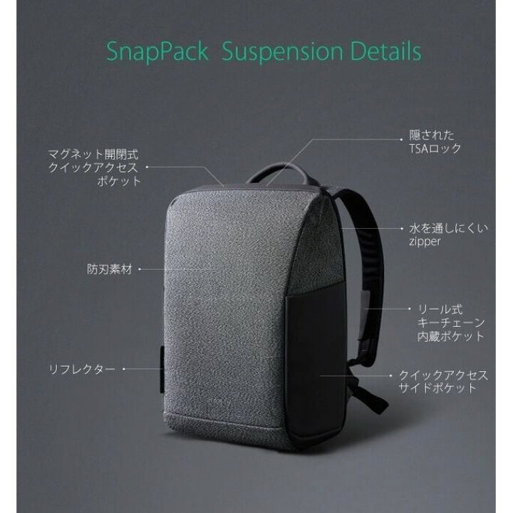 楽天市場】SNAPPACK コリンデザイン リュック おすすめ 人気 おしゃれ 