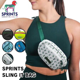 【送料無料】スプリンツ ランニングバッグ おすすめ 人気 おしゃれ かわいい 跳ね上がらず走りやすい ボディバッグ スリングバッグ ジョギングポーチ SPRINTS SLING IT BAG バッグ 着脱式 カバン