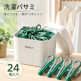 洗濯バサミ 24個入り せんたくばさみ 強力 おしゃれ 洗濯はさみ 大きい 洗濯ばさみ クリップ かわいいクリップ 洗濯用品 洗濯クリップ ピンチ クリップ 可愛い プレゼント 洗濯バサミ せんたくばさみ ランドリー 物干し 跡がつかない 収納カゴ付 おしゃれ