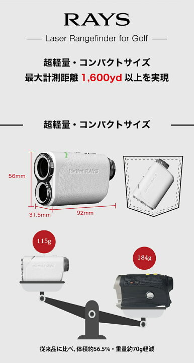 楽天市場】【2023年モデル】ショットナビ Laser Sniper RAYS(レーザー 