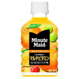 コカ・コーラ ミニッツメイド オレンジブレンド マルチビタミン 280mlPET ×24本