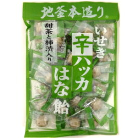 井関食品 甜茶と柿渋入り 辛ハッカはな飴 100g×10袋
