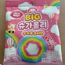 菓子 韓国 綿菓子 わたあめ BIGシュガーローリー x10袋