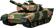 送料無料 ジョーゼン(Jozen) ダートマックス 1/28スケールラジコン 陸上自衛隊90式戦車 JRVK119-GR グリ…