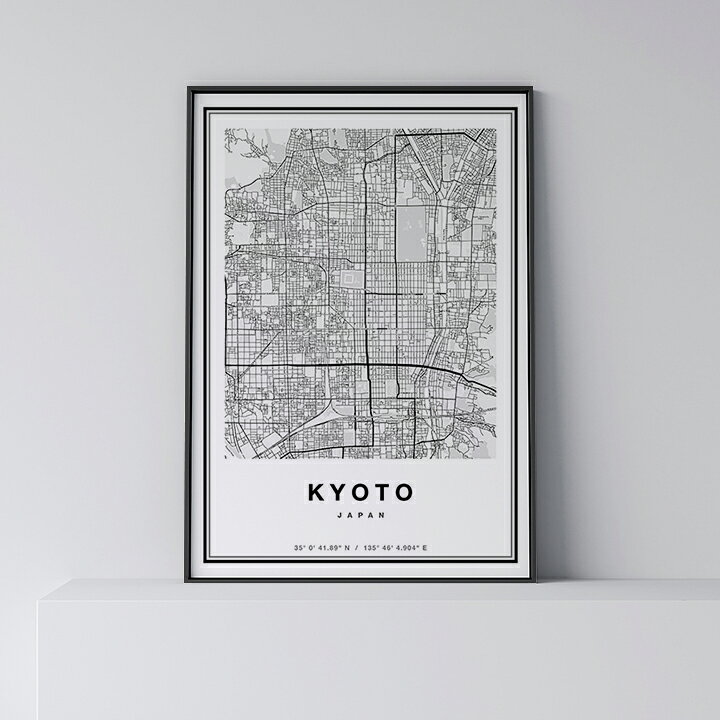 楽天市場】ポスター 北欧 おしゃれ インテリア - City Maps Kyoto 