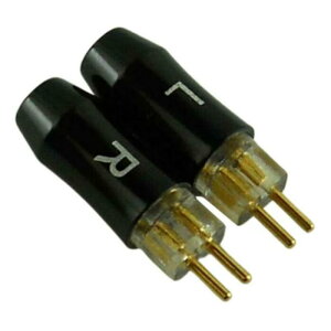 0.78mm 2pin �R�l�N�^ ���˂��� ���P�[�u�� �o�����X ����p �����b�L B �V���o�[ �u���b�N �y�A 2�Z�b�g ��������